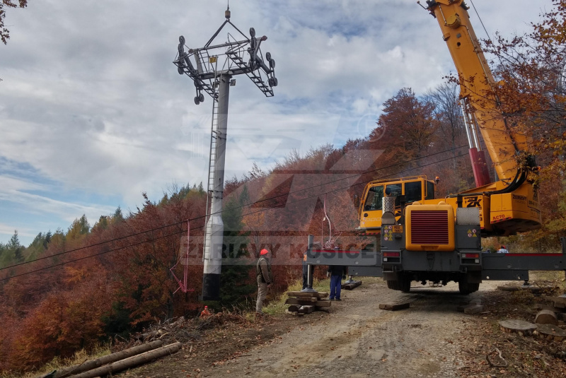 CHAIRLIFT PYLON REPLACEMENT  CHAIRLIFT PYLON REPLACEMENT